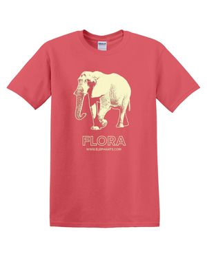 Flora T-Shirt (Coral Silk)