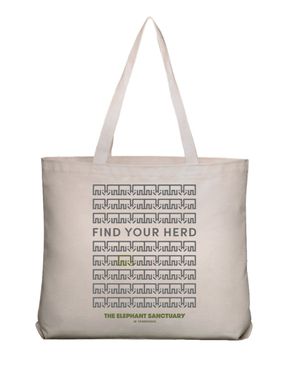 Find Your Herd Tote Bag (Natural)
