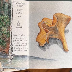 Watercolor Pencils in Nature & Travel Journaling