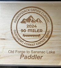 90-Miler Participant Plaque