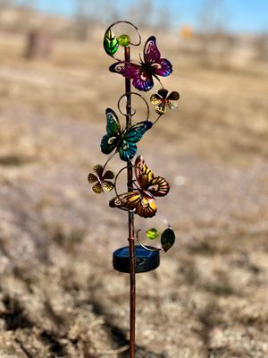 Lighted Butterfly Stake