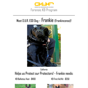Protect Frankie-Frankincense - Fairfield California