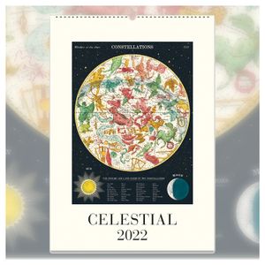 Celestial Vintage Calendar 2022
