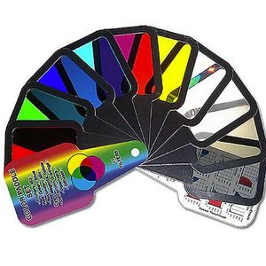 Color Paddle Set with Diffraction Grating
