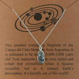 Meteorite Pendant Necklace -18