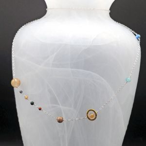 Solar System Gemstone Necklace