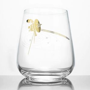 Voyager-1 Inspired Wine Glasses (set of 2)