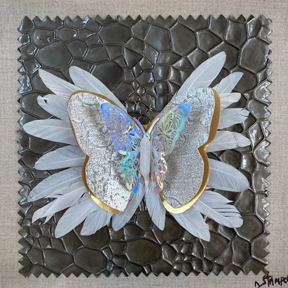 11 - Feather Wings - Karen Stamper - $140