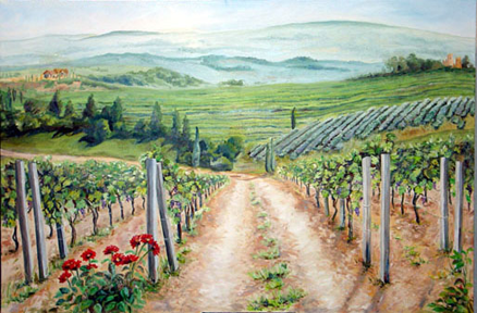 15 - Vineyards - Catherine Stringfellow - $1200