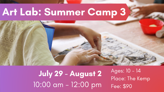 Art Lab: Summer Camp 3, Jul 29-Aug 2