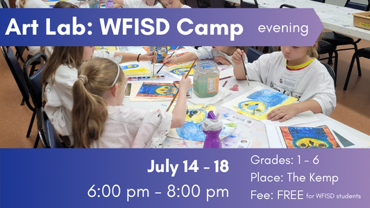 Art Lab: WFISD Summer Art Camp, July 14 - 18