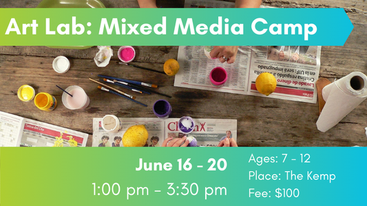 Art Lab: Mixed Media Art Camp, June 16 - 20
