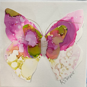 25 - Butterfly 3 - Karen Stamper - $125