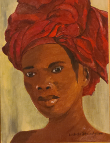 9 - Woman from Congo - Marie-Odile Stringfellow - $650