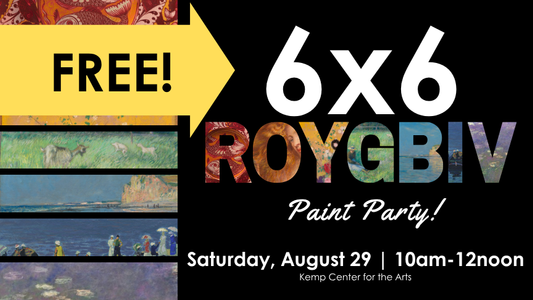 Art Lab: 6x6 Paint Party, August 29