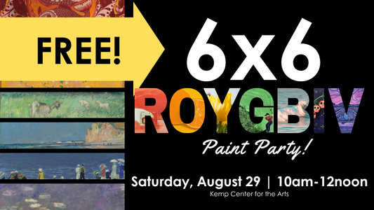 Art Lab: 6x6 Paint Party, August 29