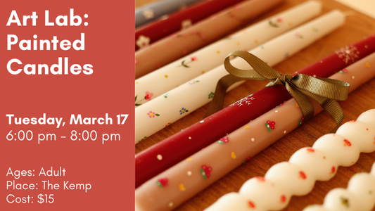 Art Lab: Painted Candles, March 17