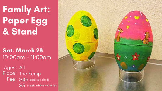 Art Lab: Family - Painted Paper Egg, March 28