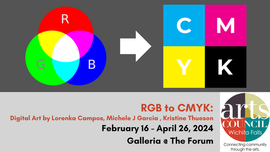 RGB to CMYK - Galleria Exhibit @ The Forum