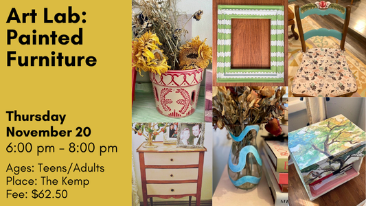 Art Lab: Painted Furniture, November 20