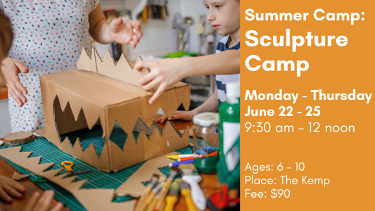 Summer Camp: Sculpture, June 22-25 (M-Th)