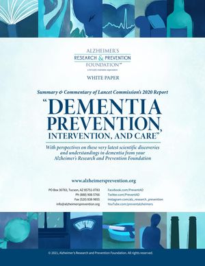 Dementia Prevention White Paper - DOWNLOADABLE