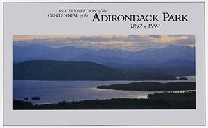 Adirondack Park Centennial Poster