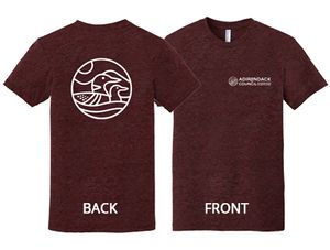Loon T-Shirt | Tri-Cranberry