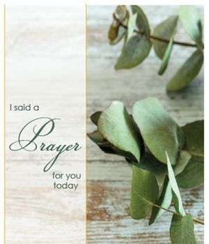 Prayerful Message Card