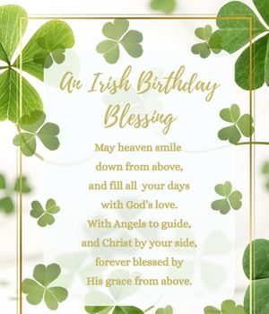 Irish Birthday Card