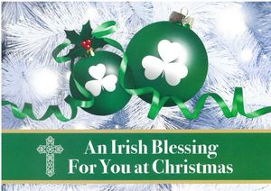 Irish Christmas Blessings Enrollment Card