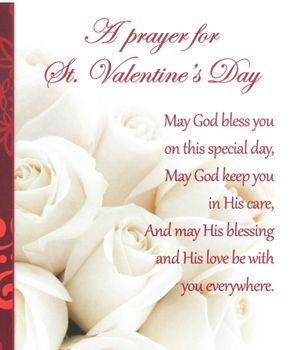 A Prayer for Valentine's Day Enrollment Card