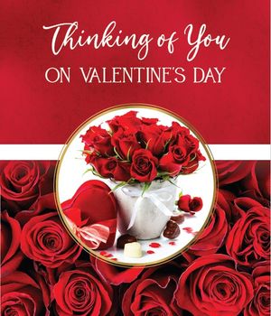 Red Roses Valentine's Day Enrollment Card