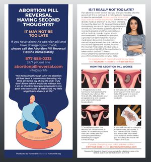 1. Abortion Pill Reversal Fact Card