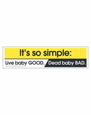 Live Baby Bumper Sticker