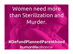 Women need more than Sterilization and Murder Laptop/Bumper Sticker
