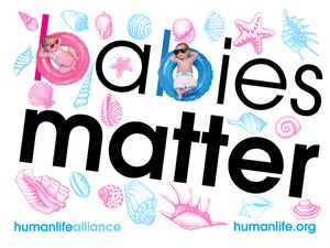 Babies Matter  Laptop/Bumper Sticker Version  4