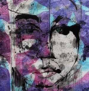 Face with Purple