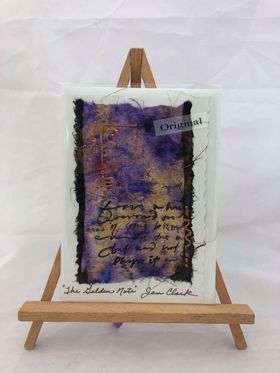 Batik Watercolor Card