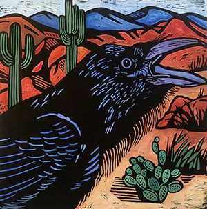 Raven in the Desert