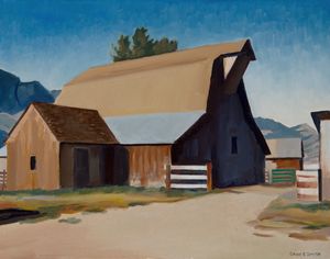 Grand Ronde Barn by Gary Ernest Smith