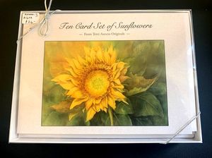 Note Card Set-Sunflower