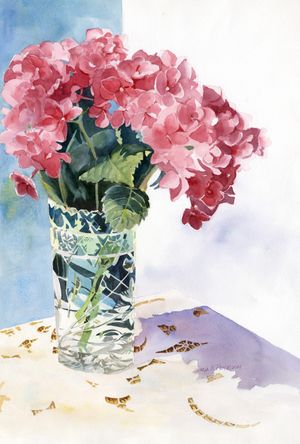 Crystal vase