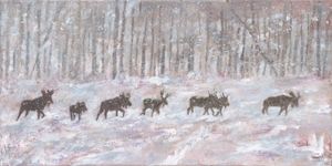 Winter Storm Moose Migration