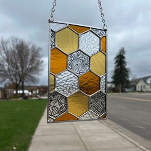 Intro to Stained Glass: Honeycomb Home