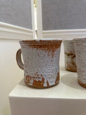 Cup with Orange Peel Glaze