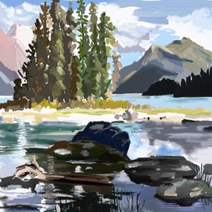 Spirit Island, Jasper, Alberta