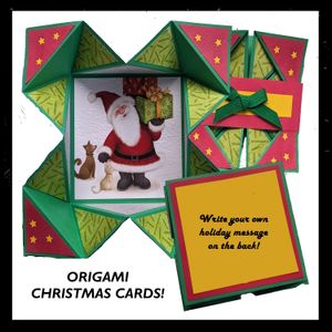 Origami Christmas Cards!