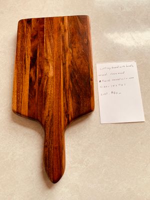 Rosewood Cutting Board with Handle