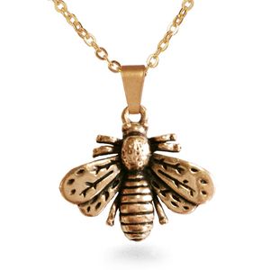 Bee Pendant and Chain
